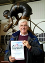 Peter Williams with certificate.