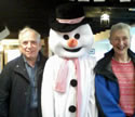 Snowman Terry with Graham & Vicky